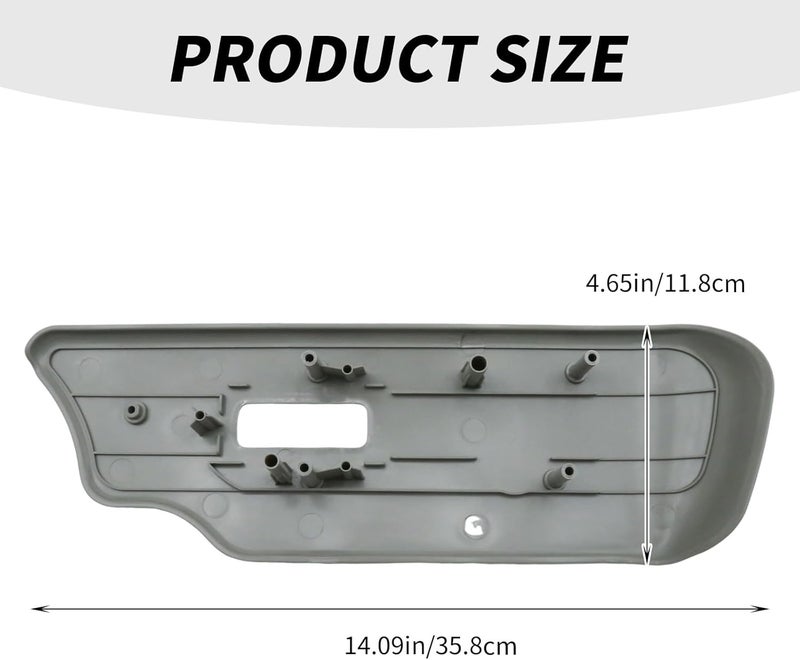 Anxingo 88941672 Front Left Driver Side Seat Switch Trim Bezel Panel, Replacement for Chevrolet Avalanche 1500 2500 3500 2003-2006 Replacement for GMC Sierra 1500 2500 3500 2003-2006 - Image 5